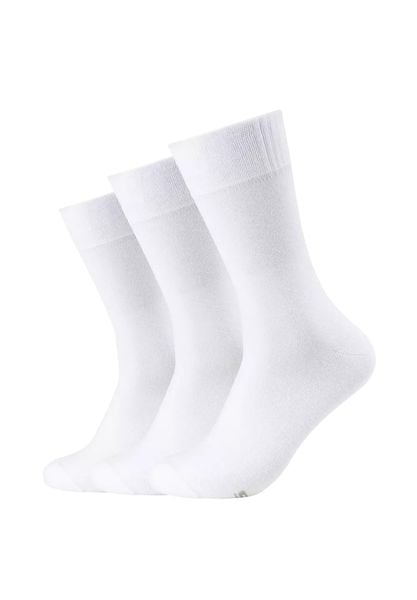 Skarpetki sportowe męskie 3pk Men's Basic Socks. Białe skarpety męskie Skechers, bez wzorów, z bawełny. Za 29.99 zł.