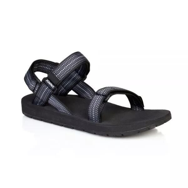 SOURCE Sandały męskie Classic Men's chess black-46. Czarne sandały męskie SOURCE, z gumy, bez zapięcia. Za 314.90 zł.