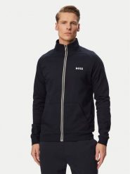 BOSS Bluza Authentic Jacket Z 50545564 Granatowy Regular Fit. Niebieskie bluzy męskie Boss, m, bez wzorów, z bawełny, bez kaptura. Za 429.99 zł.