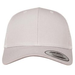 Retro Trucker Cap. Szare czapki i kapelusze damskie FLEXFIT, bez wzorów, retro. Za 51.99 zł.
