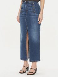 ViCOLO Spódnica jeansowa DB5056 Niebieski Regular Fit. Niebieskie spódnice damskie ViCOLO, l, bez wzorów, z bawełny. Za 439.99 zł.