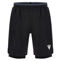 Szorty Macron Matias II. Czarne szorty męskie Macron, xl, bez wzorów, ze skóry. Za 278.50 zł.
