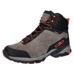 Buty trekkingowe męskie CMP Melnick Mid Wp Waterproof. Szare trekkingi męskie CMP, za kostkę, trekkingowe. Za 524.00 zł.