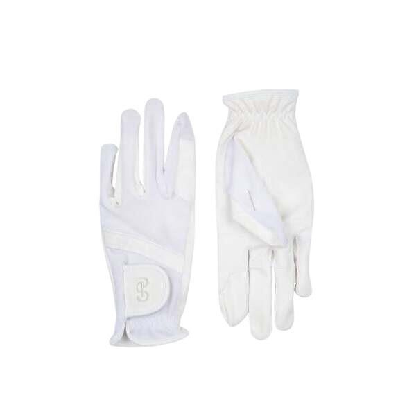 Rękawice jeździeckie PS of Sweden. Białe rękawiczki dziecięce PS OF SWEDEN, bez wzorów. Za 226.00 zł.