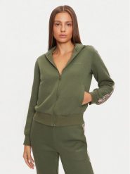 Guess Bluza Britney V2YQ16 KB3P2 Zielony Regular Fit. Zielone bluzy damskie Guess, xs, z aplikacjami, z syntetyku, bez kaptura. Za 239.99 zł.