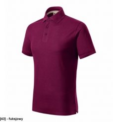Prime (GOTS) - ADLER - Prime (GOTS) - Koszulka polo męska, Certified by Intertek GOTS-14289, 200 g/m2, 100 % bawełna organiczna - fuksjowy S. Koszulki polo męskie Malfini, m, bez wzorów, z bawełny, bez ramiączek. Za 102.88 zł.