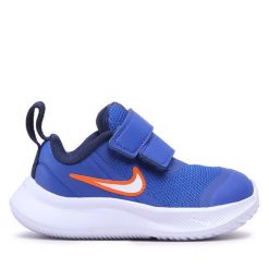 Sneakersy Nike. Niebieskie trampki i tenisówki chłopięce Nike, bez wzorów, retro, bez zapięcia. Za 119.99 zł.