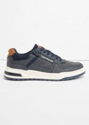 Sneakersy Tom Tailor z zamkiem. Brązowe buty sportowe męskie bonprix, bez zapięcia. Za 279.99 zł.