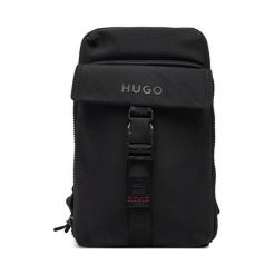 Saszetka HUGO. Czarne saszetki męskie Hugo, młodzieżowe, małe. Za 489.99 zł.
