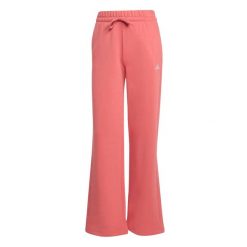 Damskie spodnie dresowe adidas Essentials Small Logo Feel Cozy Open Hem. Czerwone spodnie dresowe damskie Adidas, bez wzorów, z dresówki. Za 269.50 zł.