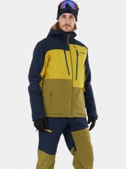 Kurtka Narciarska Męska Fundango Atlas Allmountain. Niebieskie kurtki snowboardowe męskie Fundango, m, bez wzorów, z materiału, długie, bez kaptura, narciarskie. Za 599.00 zł.