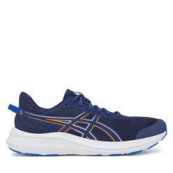 Buty do biegania Asics. Niebieskie buty sportowe męskie Asics, bez zapięcia, do biegania. Za 199.99 zł.