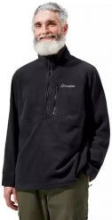 Berghaus Bluza polarowa męska Berghaus Prism PT HZ rozmiar L, czarna. Czarne bluzy męskie Berghaus, l, bez wzorów, z polaru, bez kaptura. Za 108.36 zł.