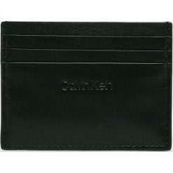 Calvin Klein - Portfel skórzany. Czarne portfele męskie marki Calvin Klein, z materiału. Za 159.90 zł.