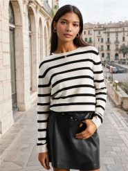 Sweter - wielobarwny. Swetry damskie Sinsay, l, bez wzorów, bez kołnierzyka, bez ramiączek, bez kaptura. Za 35.99 zł.