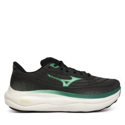 Buty do biegania Mizuno. Czarne buty sportowe męskie Mizuno, bez zapięcia, do biegania, mizuno wave. Za 759.99 zł.