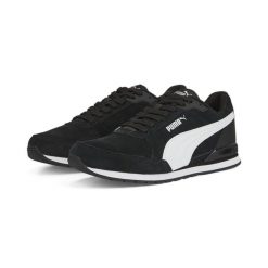 Buty do chodzenia Męskie Puma ST RUNNER V3 LEATHER. Białe buty sportowe męskie Puma, bez zapięcia, trekkingowe. Za 259.99 zł.