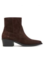 Vagabond Shoemakers Botki Kelsey 5810-140-31 Brązowy. Brązowe botki damskie Vagabond Shoemakers, ze skóry, bez obcasa, na płaskiej podeszwie, bez zapięcia. Za 759.99 zł.