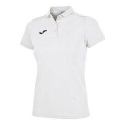 Koszulka polo do tenisa damska Joma Hobby. Białe koszulki sportowe damskie Joma, m, bez wzorów, bez kołnierzyka, bez ramiączek, do piłki nożnej. Za 101.99 zł.