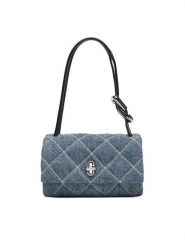 Marc Jacobs Torebka The Quilted Denim Mini 2P5HSH013H03 Niebieski. Niebieskie torebki do ręki damskie Marc Jacobs, bez wzorów, z denimu, bez dodatków. Za 1,499.00 zł.