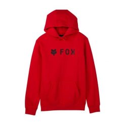 Bluza z kapturem męska Fox Absolute Fleece Po. Czerwone bluzy męskie FOX, m, bez wzorów, z kapturem. Za 249.99 zł.