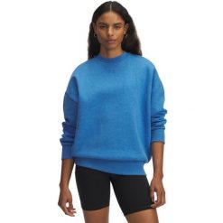 Damska bluza oversize Under Armour Rival Fleece. Niebieskie bluzy sportowe damskie Under Armour, bez wzorów, na fitness i siłownię. Za 276.50 zł.