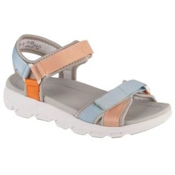 Sandały Rieker Sandals V8401-92 wielokolorowe. Sandały damskie bez wzorów, z gumy, bez obcasa, bez zapięcia. Za 418.46 zł.
