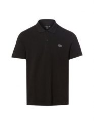 Lacoste koszulka polo Mężczyźni czarny, 3. Czarne koszulki polo męskie Lacoste, l, bez wzorów, z bawełny, bez kołnierzyka, bez ramiączek. Za 449.95 zł.