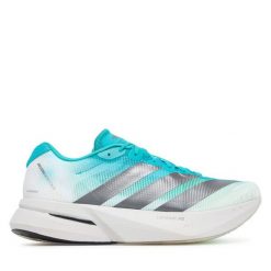 Buty do biegania adidas. Niebieskie buty sportowe męskie Adidas, bez zapięcia, do biegania. Za 699.99 zł.