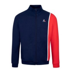 Bluza zapinana na zamek błyskawiczny Le Coq Sportif Saison 1 N°1. Białe bluzy męskie le coq sportif, s, bez wzorów, bez kaptura, na fitness i siłownię. Za 426.25 zł.