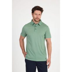 Koszulka Polo z 100% Wełny Merino (170 g/m² - Piqué). Zielone koszulki polo męskie WOOLONA, m, bez wzorów, z wełny, bez ramiączek. W wyprzedaży za 288.00 zł.