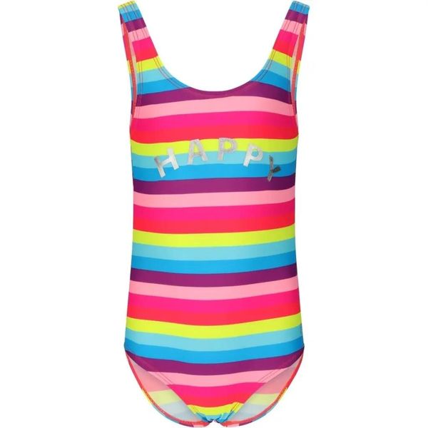 Jednoczęściowy strój kąpielowy dla dziecka Zigzag Happyswim. Czerwone stroje kąpielowe dla dziewczynek Zigzag, bez wzorów, z materiału. Za 184.00 zł.