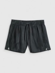 4F Spodenki plażowe boardshorty męskie - czarne M. Czarne szorty męskie 4f, m, bez wzorów, z materiału. Za 99.99 zł.