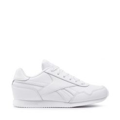 Sneakersy Reebok. Białe trampki i tenisówki chłopięce Reebok, bez wzorów, bez zapięcia. Za 129.99 zł.