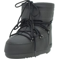 Buty MOON BOOT MB ICON LOW RUBBE Czarny. Czarne trekkingi damskie Moon Boot, na zimę, trekkingowe. Za 957.99 zł.