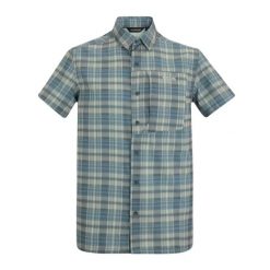 Koszula przeciw owadom Regatta Travel Light. Niebieskie koszule męskie Regatta, m, bez wzorów, z elastanu, bez kołnierzyka, bez ramiączek. Za 149.99 zł.