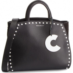 Torebka COCCINELLE - DB6 Concrete Special Studs E1 DB6 18 01 01 Noir/Noir 001. Czarne torebki do ręki damskie Coccinelle, ze skóry. Za 2,149.90 zł.