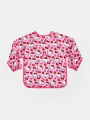 Śliniak Hello Kitty - różowy. Czerwone śliniaki dla dzieci Sinsay, bez wzorów. Za 19.99 zł.