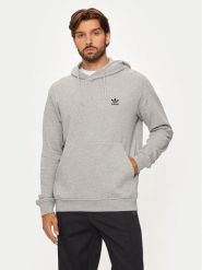 Adidas Bluza Trefoil Essentials IX7670 Szary Regular Fit. Szare bluzy męskie Adidas, m, bez wzorów, z bawełny, bez kaptura. Za 179.99 zł.