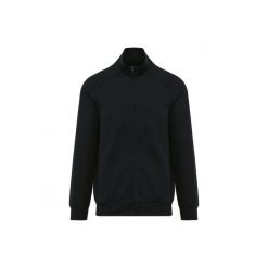 Bluza zapinana na zamek błyskawiczny Kariban Premium. Czarne bluzy męskie KARIBAN, s, bez wzorów, z bawełny, bez kaptura. Za 237.00 zł.