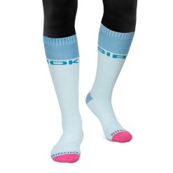 Skarpety snowboardowe Siroko Fuji Light Blue. Niebieskie skarpety damskie SIROKO, bez wzorów. Za 63.00 zł.