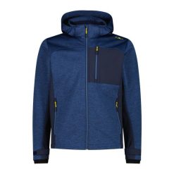 Kurtka z zamkiem błyskawicznym z kapturem CMP. Niebieskie kurtki sportowe męskie CMP, bez wzorów, trekkingowe. Za 435.50 zł.