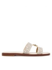 MICHAEL Michael Kors Klapki Ering Flat 40S6ERFS2B Écru. Klapki damskie MICHAEL Michael Kors, bez wzorów, ze skóry, bez obcasa. Za 529.99 zł.