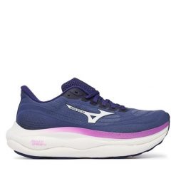 Buty do biegania Mizuno. Niebieskie obuwie sportowe damskie Mizuno, bez wzorów, do biegania, mizuno wave. Za 769.99 zł.