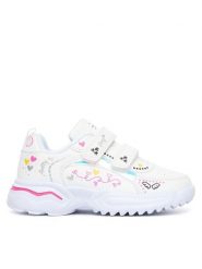 Primigi Sneakersy 2462500 Biały. Białe buty sportowe dziewczęce Primigi, bez wzorów, ze skóry, bez zapięcia. Za 199.99 zł.