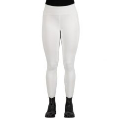 Damskie legginsy jeździeckie z pełną przyczepnością Euro-Star Empower. Białe legginsy damskie EURO-STAR, s, bez wzorów, ze skóry. Za 470.00 zł.