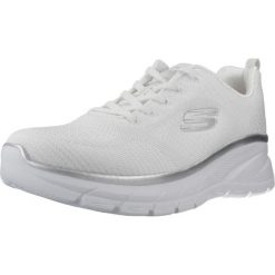 Buty SKECHERS FASHION FIT 2.0 MOONLIGHT Biały. Białe obuwie sportowe damskie Skechers, bez wzorów, z tkaniny, do biegania. Za 255.99 zł.
