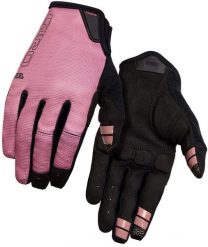 Rękawiczki damskie GIRO LA DND GEL długi palec desert rose roz. L (obwód dłoni 229-248 mm / dł. dłoni 189-199 mm) (NEW 2025). Czerwone rękawiczki damskie GIRO, bez wzorów. Za 163.15 zł.