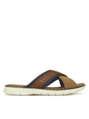 Bugatti Klapki 315-A3286-1469-6363 Brązowy. Brązowe klapki męskie Bugatti, z materiału. Za 229.99 zł.