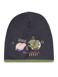 Peppa Pig Czapka ACCCS_AW23-50PP Khaki. Brązowe buty zimowe chłopięce Peppa Pig, bez wzorów, z bawełny. Za 39.99 zł.